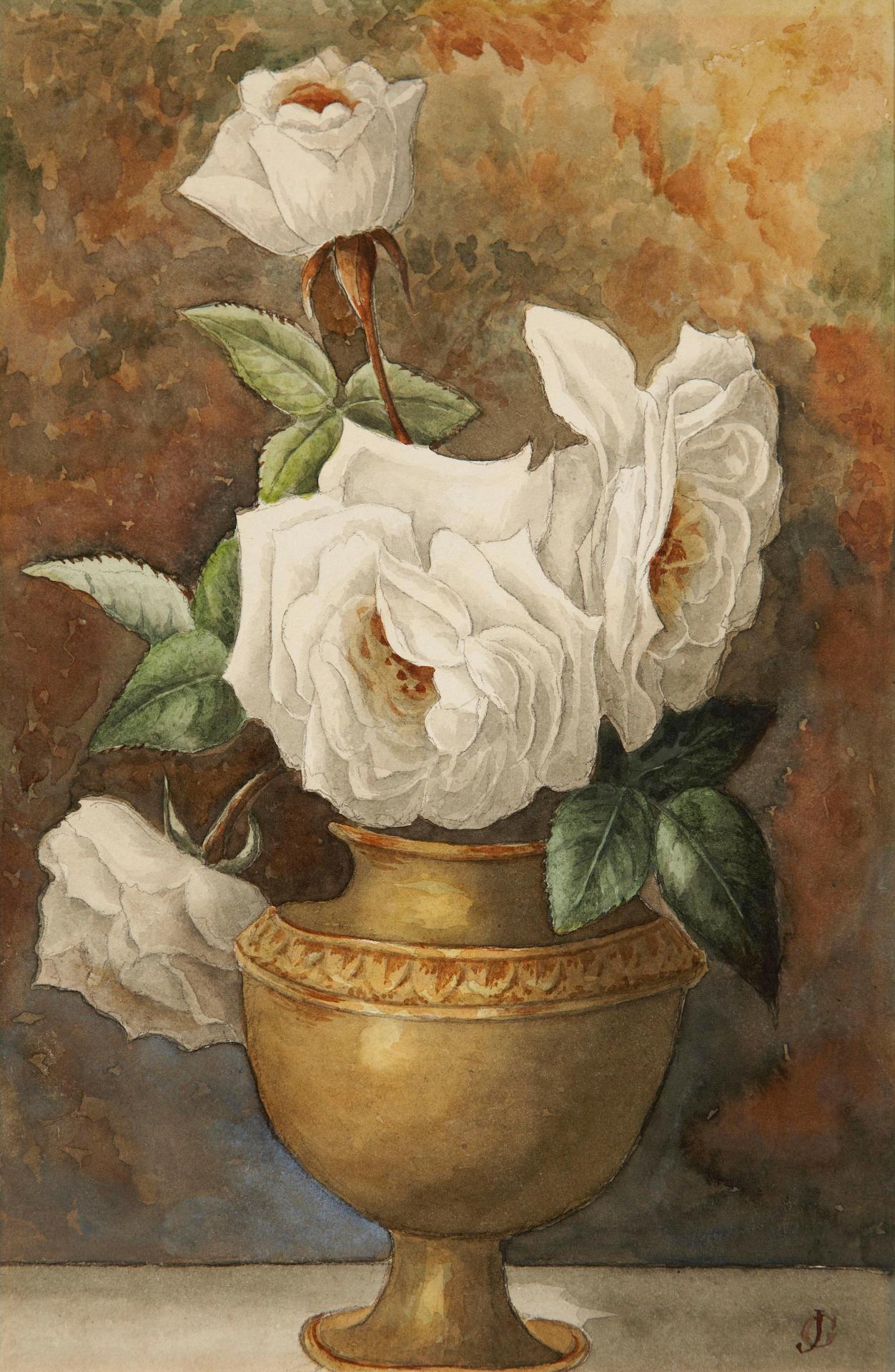 James Griffiths (1825-1896) - White Roses