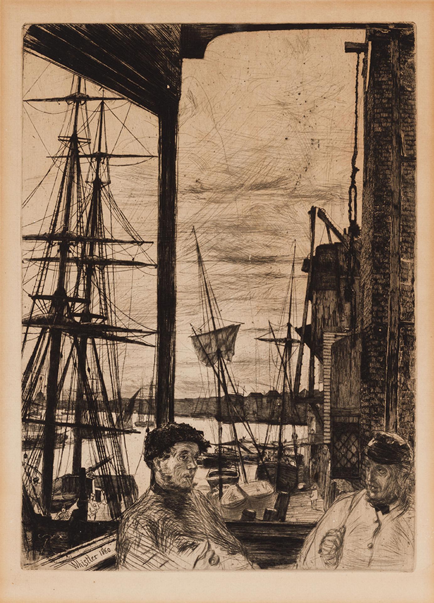James Abbott McNeill Whistler (1834-1903) - Rotherhithe (Kennedy 66; Glasgow 70)