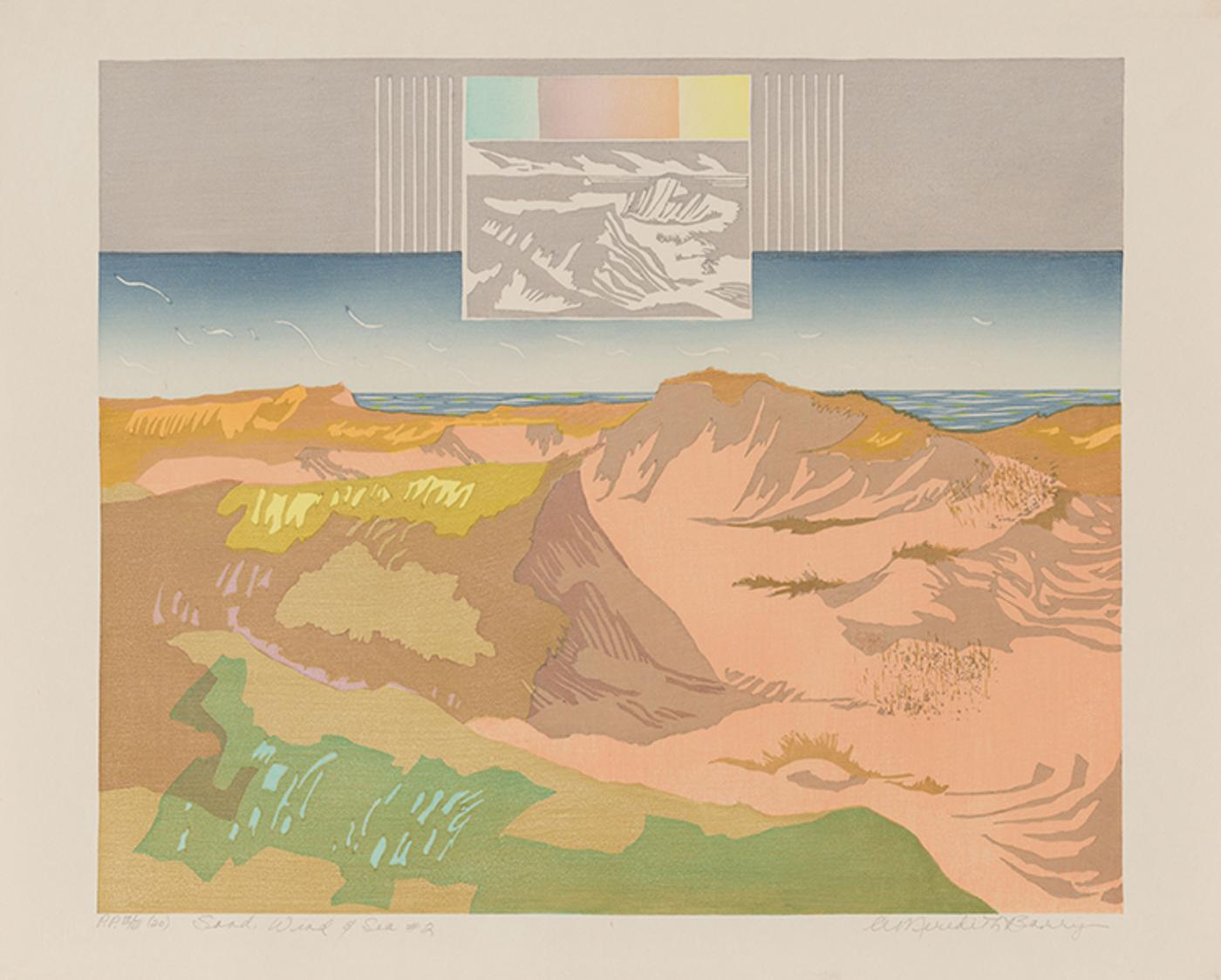 Anne Meredith Barry (1932-2003) - Sand, Wind & Sea #2