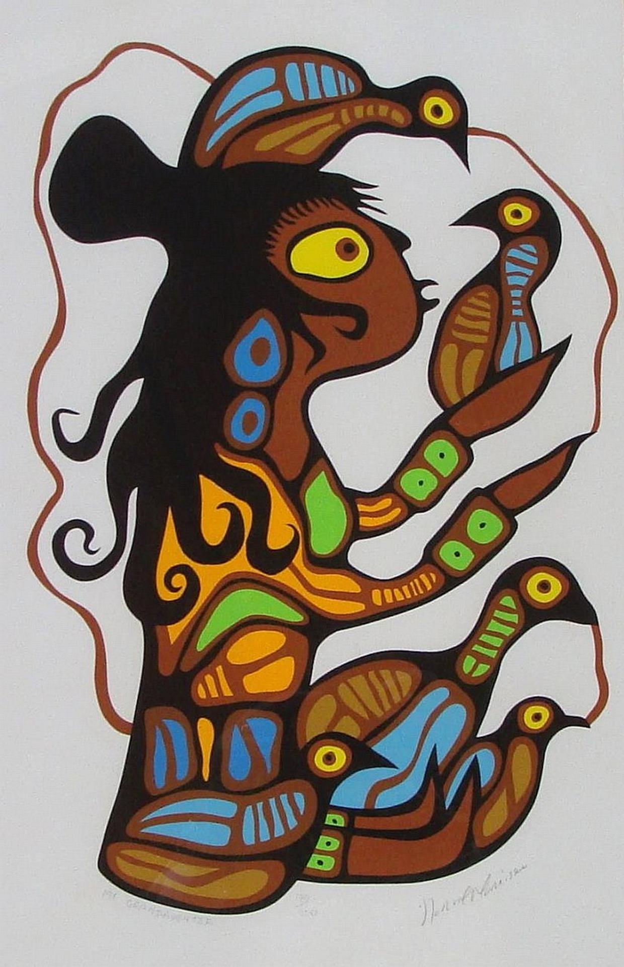 Norval H. Morrisseau (1931-2007) - My Grand Daughter