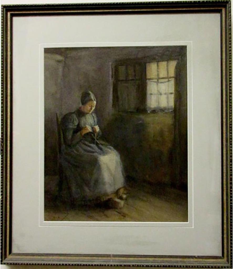 Mary Ritter Hamilton (1873-1954) - Dutch Woman Knitting