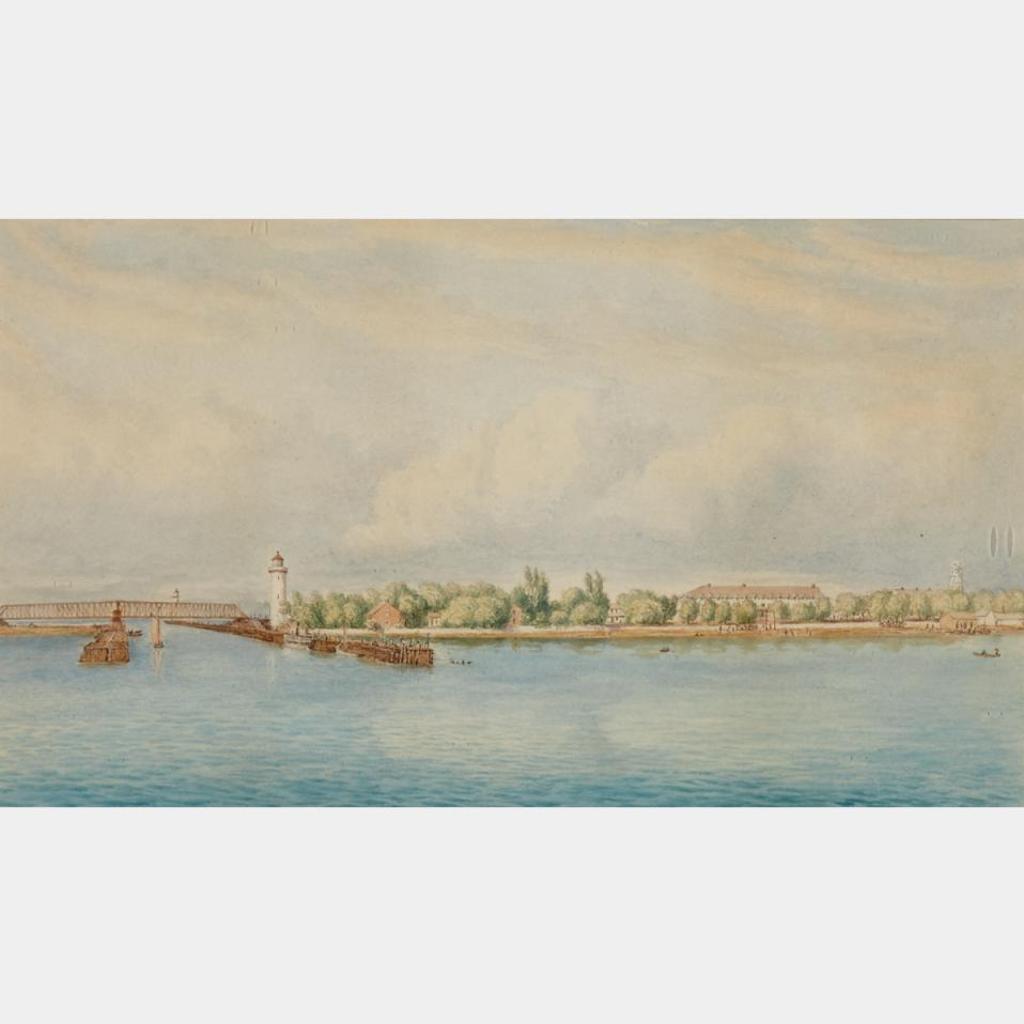 John Herbert Caddy (1801-1883) - The Beach Strip, Hamilton, Ont., 1876