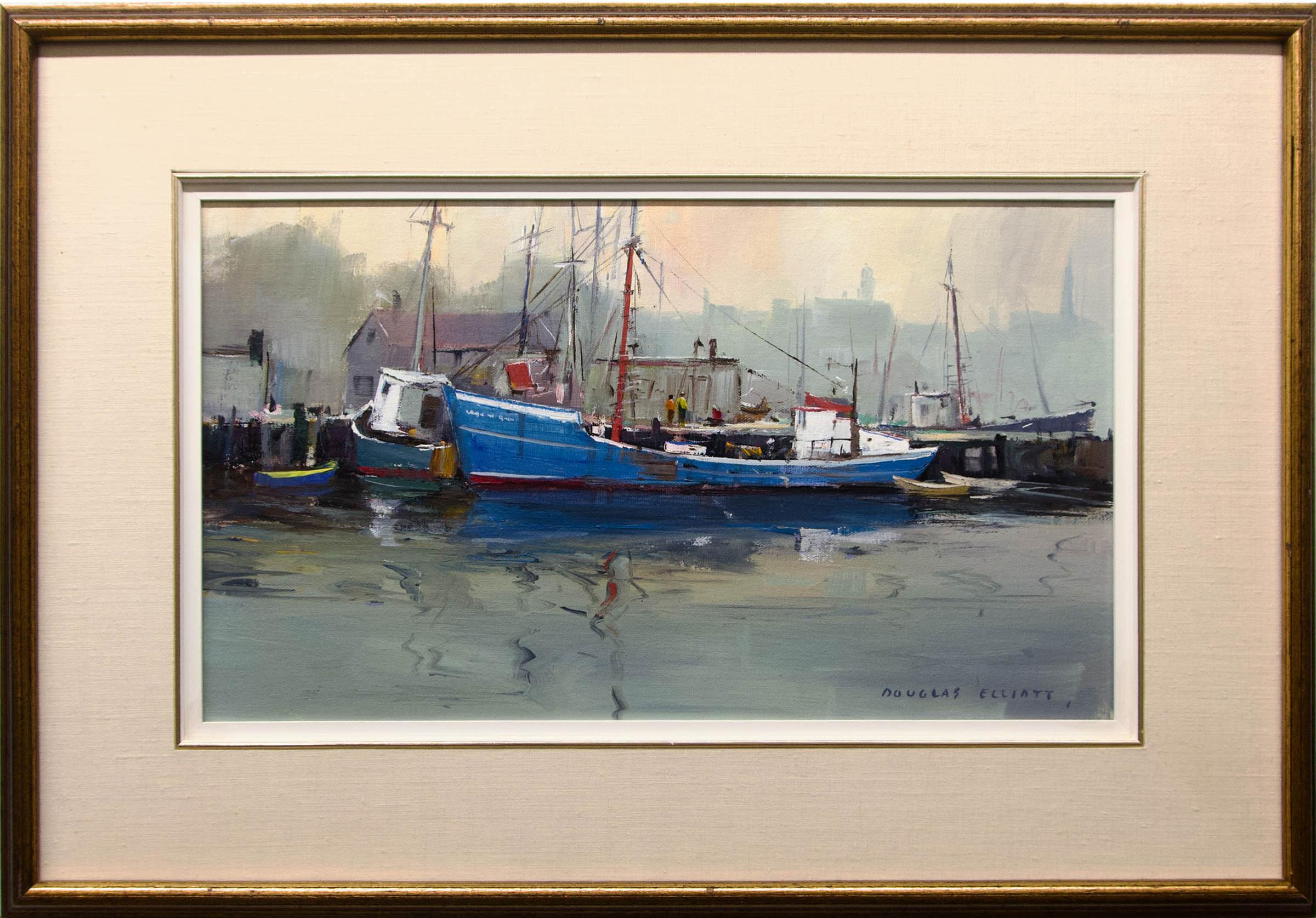 Douglas Ferfguson Elliott (1916-2012) - The Lady In Blue, Gloucester, Mass.