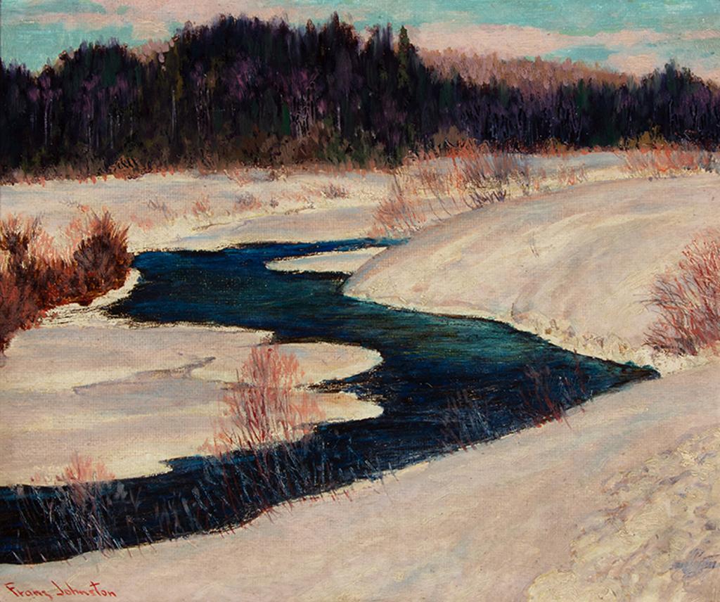 Frank (Franz) Hans Johnston (1888-1949) - Coming Spring, Sturgeon River Country