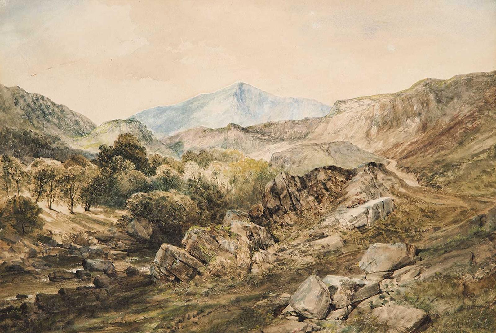 Benjamin Williams Leader (1831-1923) - Untitled - Mountain Pass