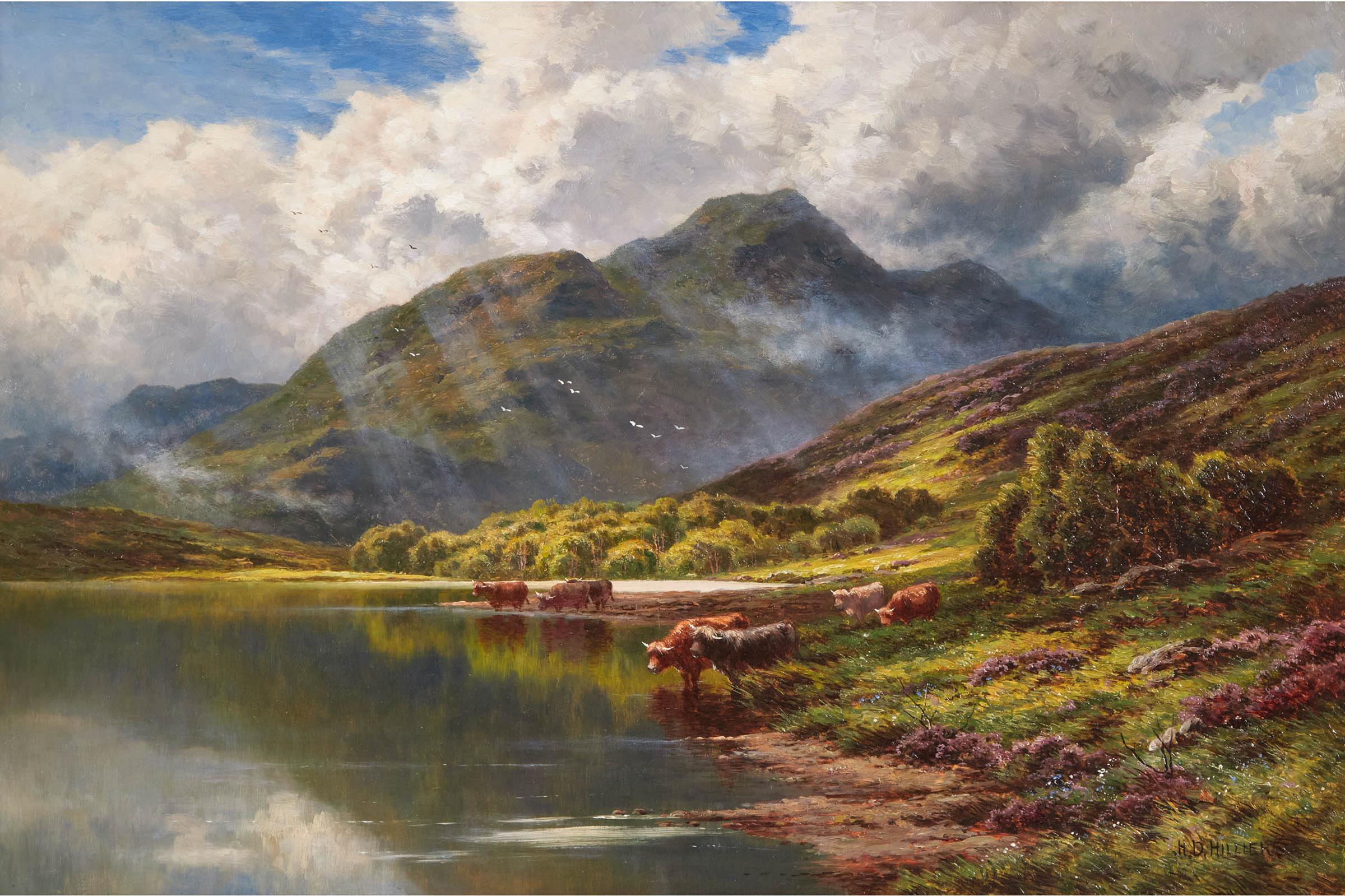 Henry Deacon Hillier (1858-1930) - Loch Achray & Ben Venue, Perthshire