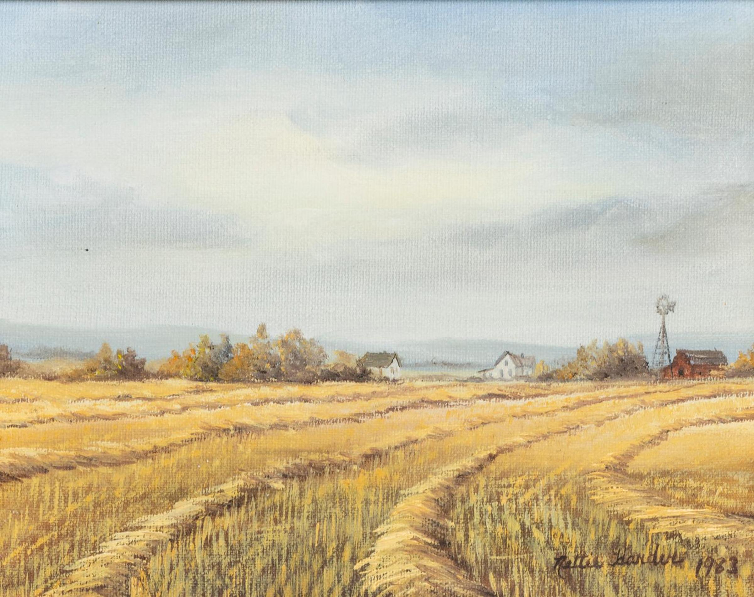 Nettie Harder (1932-2000) - Swathed Field