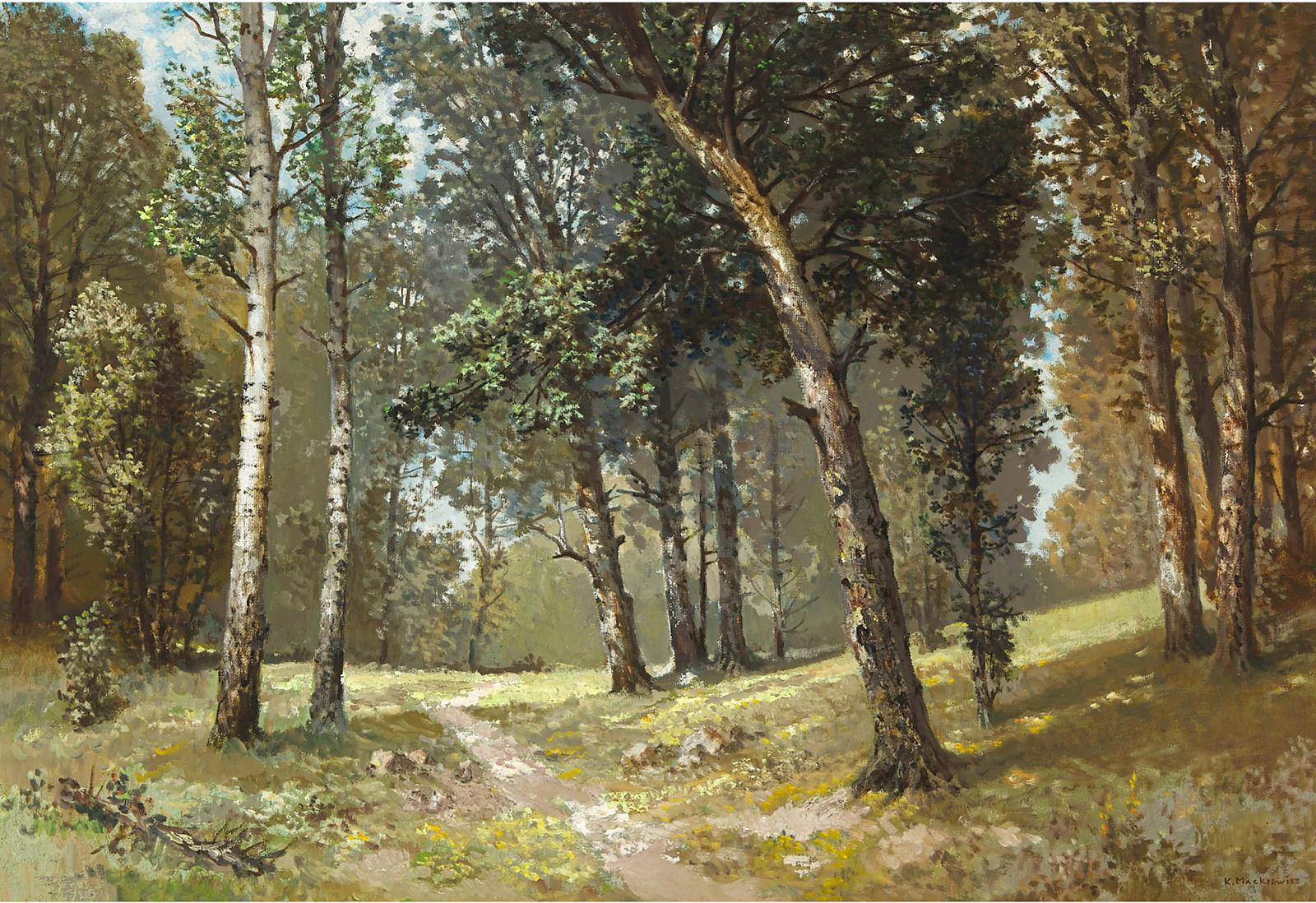 Konstanty Mackiewicz (1894-1985) - Summer Forest