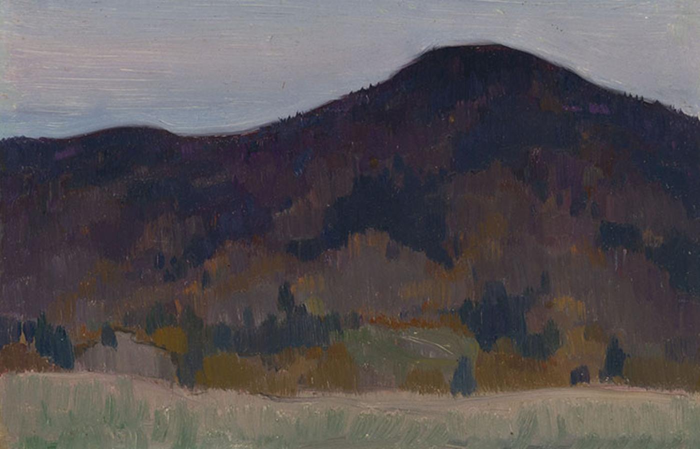 Clarence Alphonse Gagnon (1881-1942) - Étude d'automne dans la région de Baie-St-Paul