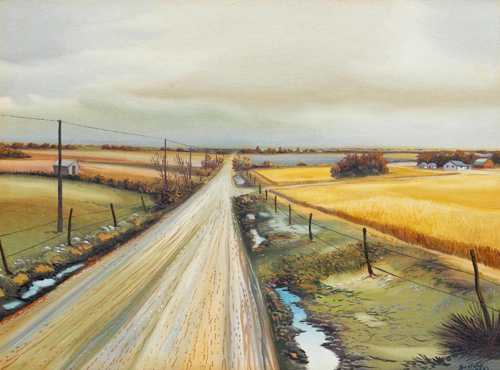 Sanford Fisher (1927-1988) - Untitled - Country Road