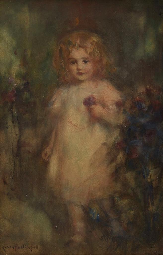 Laura Adeline Lyall Muntz (1860-1930) - A Child in a Garden
