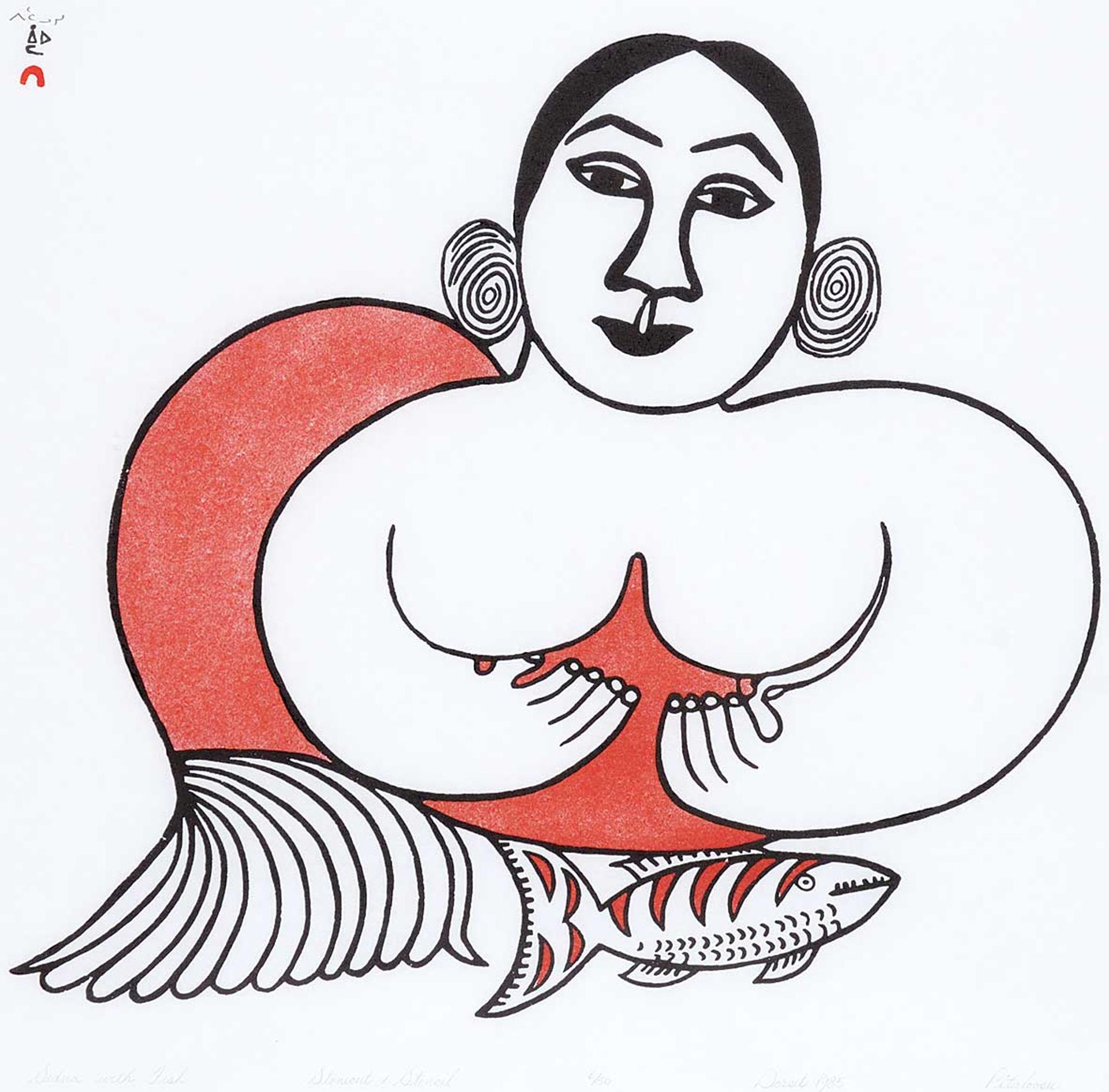 Pitaloosie Saila (1942-2021) - Sedna with Fish  #6/50