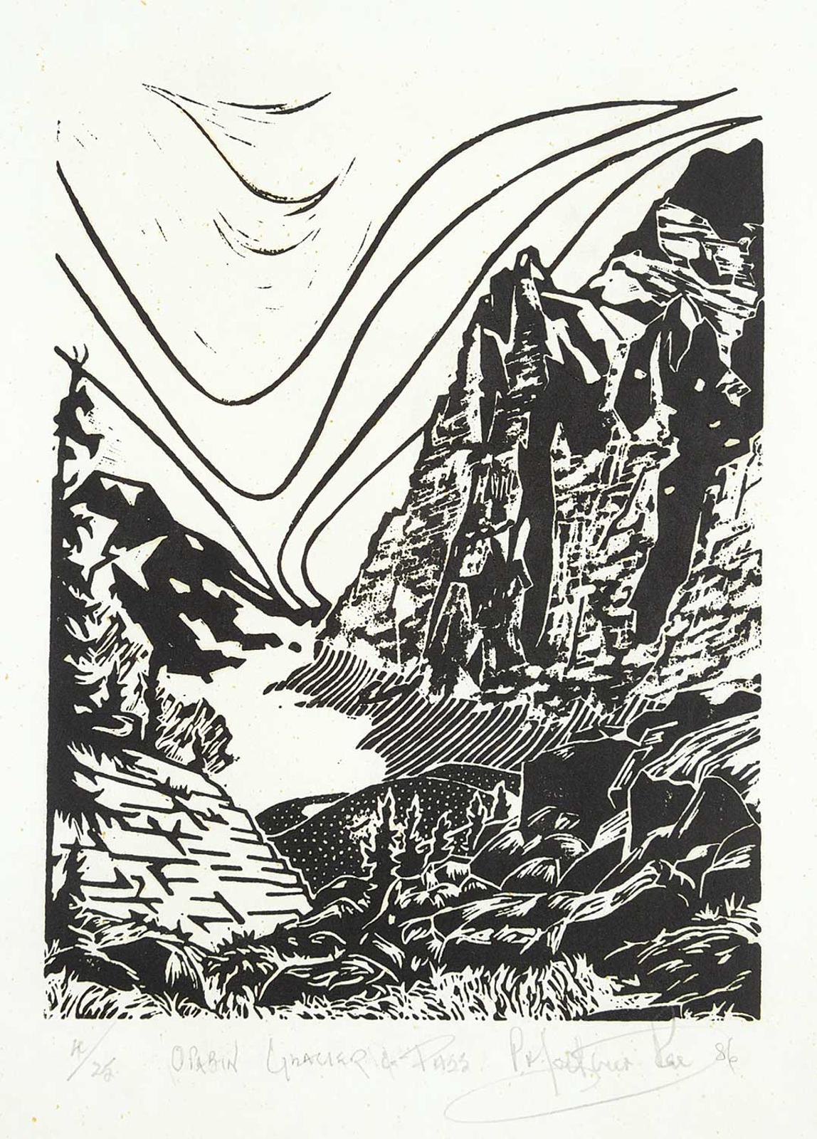 Peter Mortimer-Rae (1931) - Opabin Glacier and Pass  #4/25