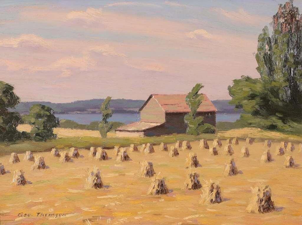 George Albert Thomson (1868-1965) - Harvest Scene