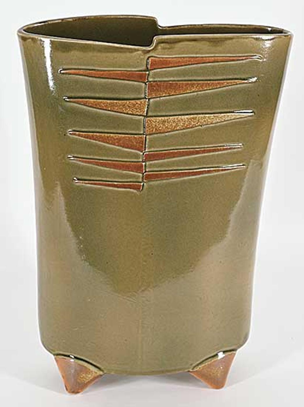 Luke Orton Lindoe (1913-1998) - Untitled - Corset Vase