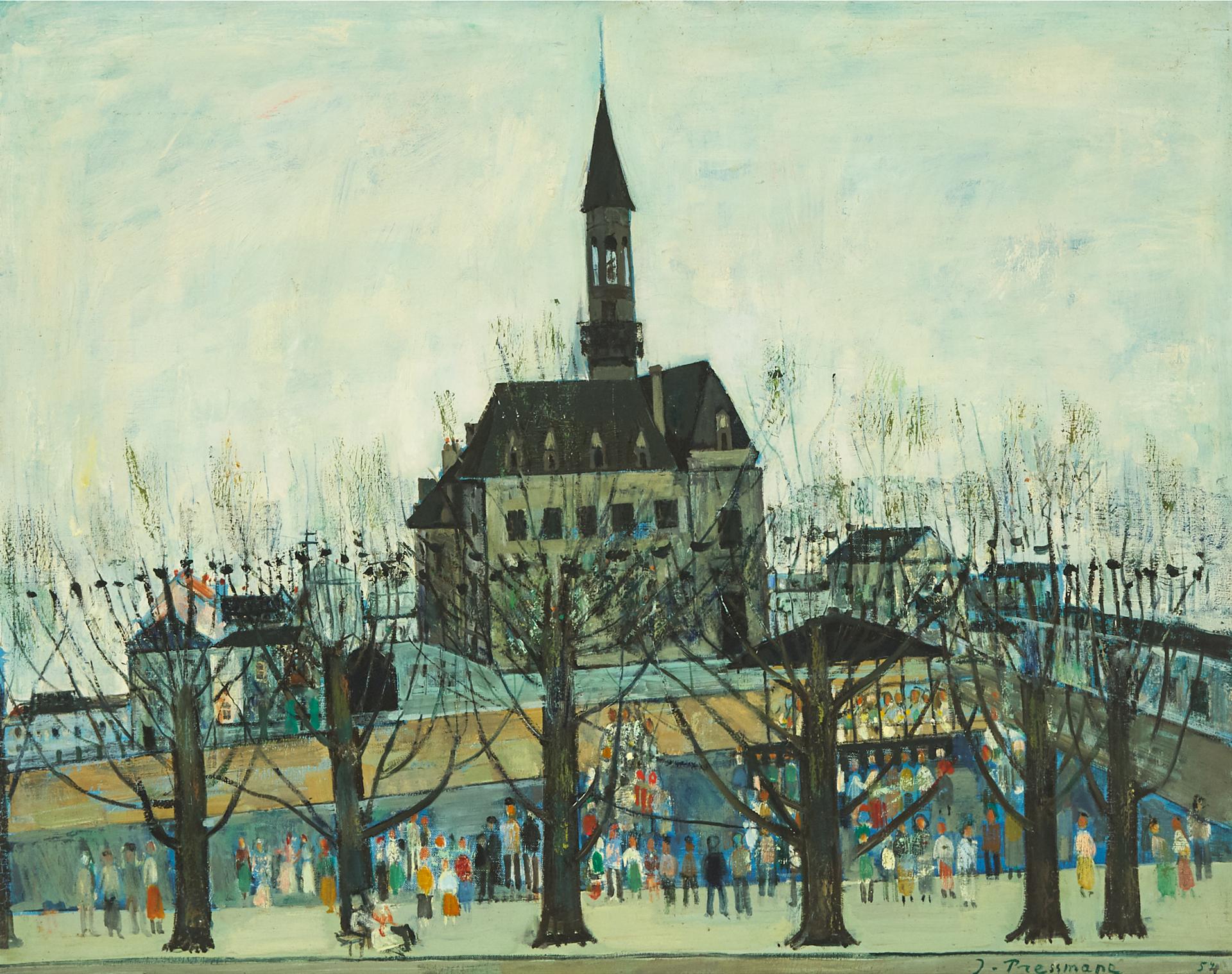 Joseph Pressmane - La Mairie De Saint Denis, 1954