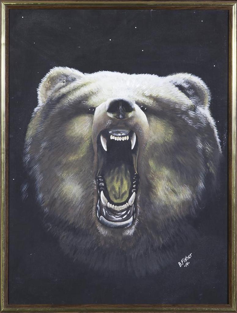 Brian Richard Fisher (1939-2012) - Untitled - Snarling Bear