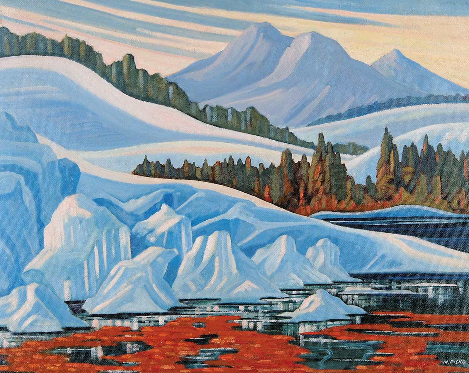 Michael Pisko (1913-1999) - Columbia Icefields