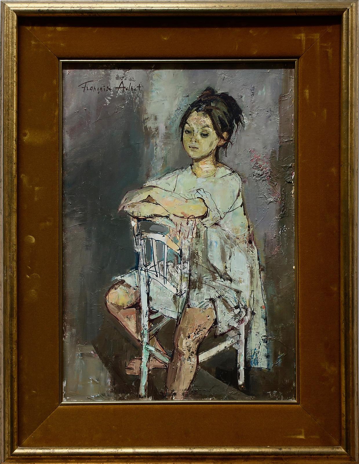 Françoise Adnet (1924-2014) - Colette In A Pensive Mood