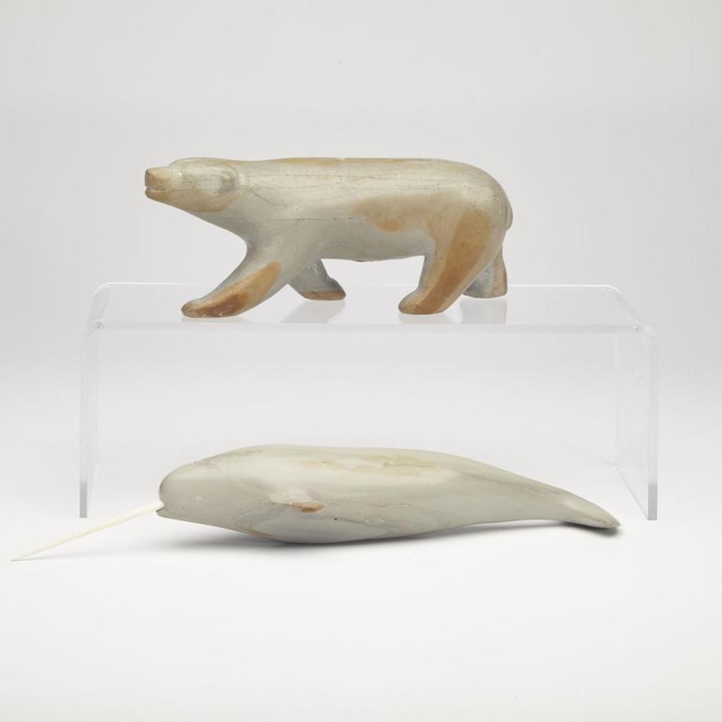 Zebedee Tattatuapik Enoogoo (1931) - Narwhal; Walking Polar Bear