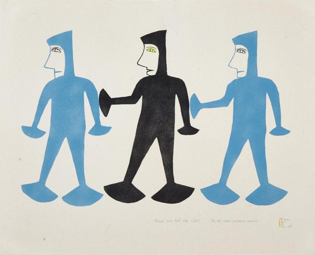 Jessie Oonark (1906-1985) - Hands And Feet Like Ulus