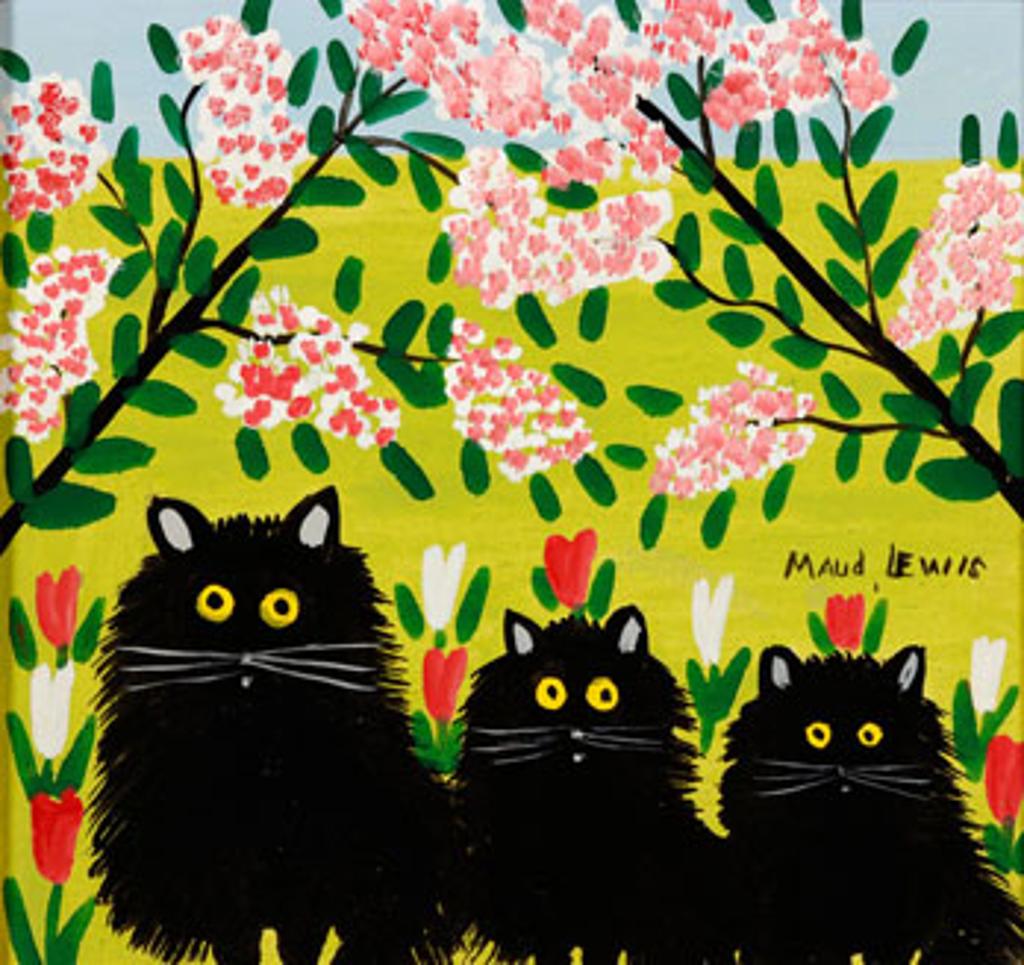 Maud Kathleen Lewis (1903-1970) - Black Cats