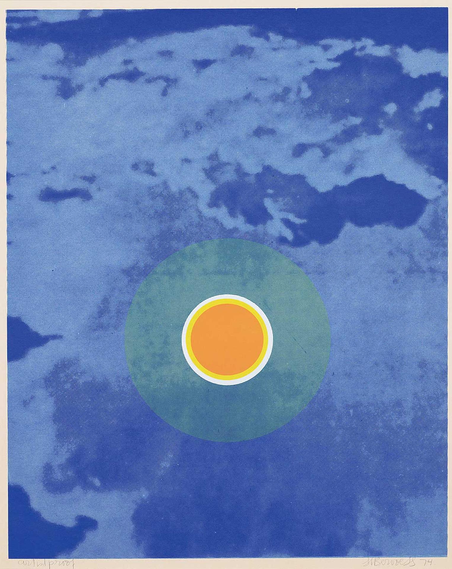 Hendrikus Bervoets - Untitled - Abstract Sky Circles  #Artist's Proof