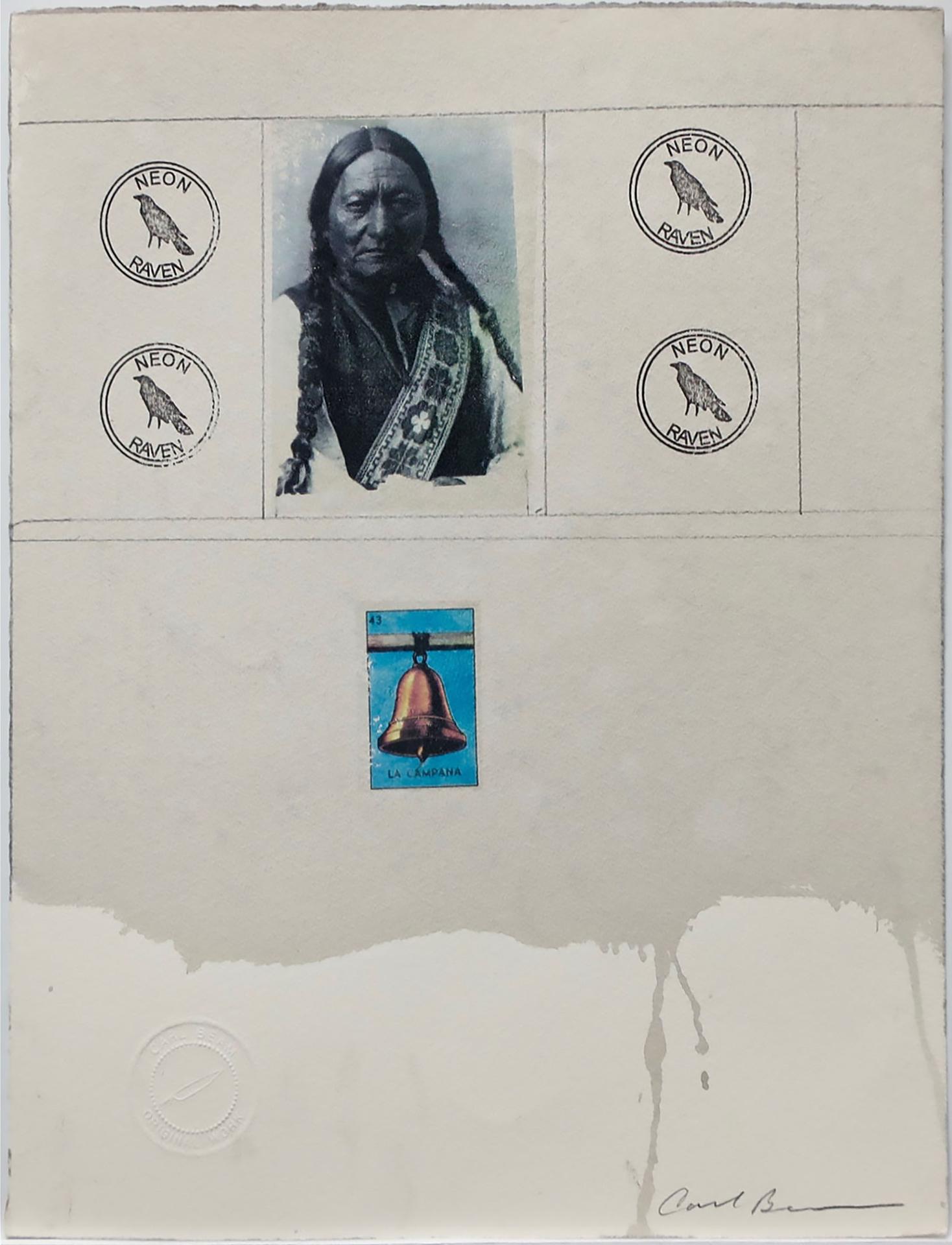 Carl Beam (1943-2005) - Sitting Bull - La Campana