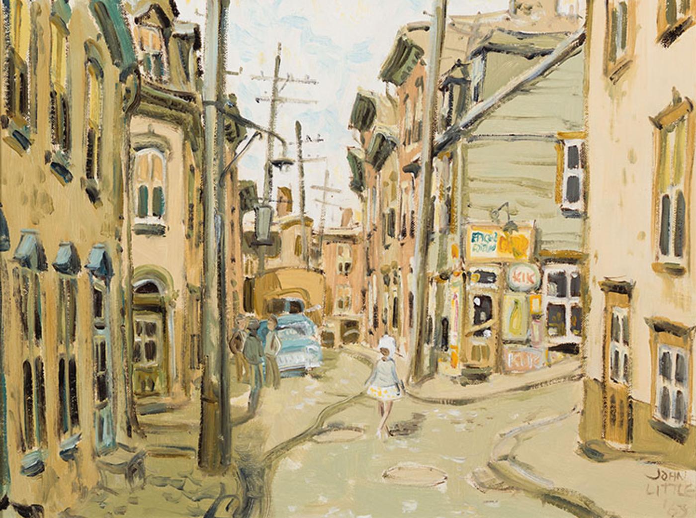 John Geoffrey Caruthers Little (1928-2024) - Rue la Tourelle at Ste. Marie, Quebec