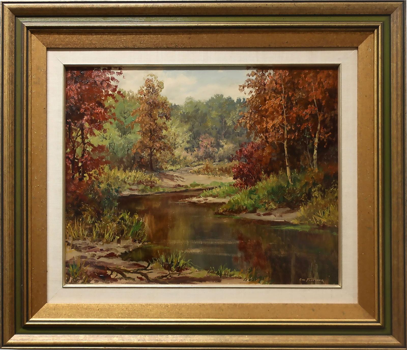 George Fletcher (1914-1987) - Untitled (Fall Stream)