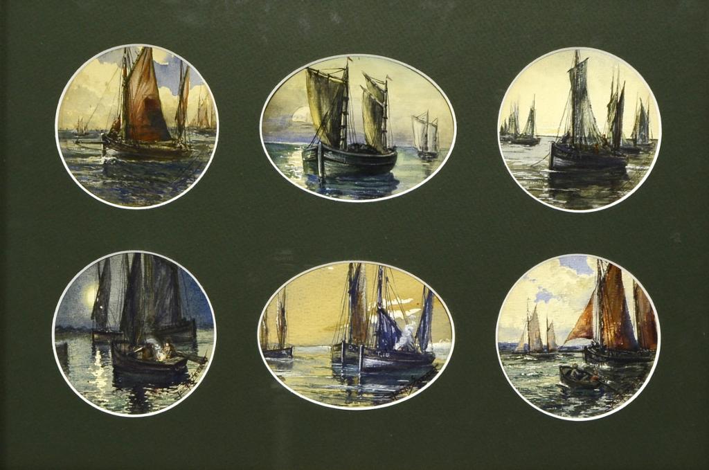 Jacques Debut - Ships (collection of 6)
