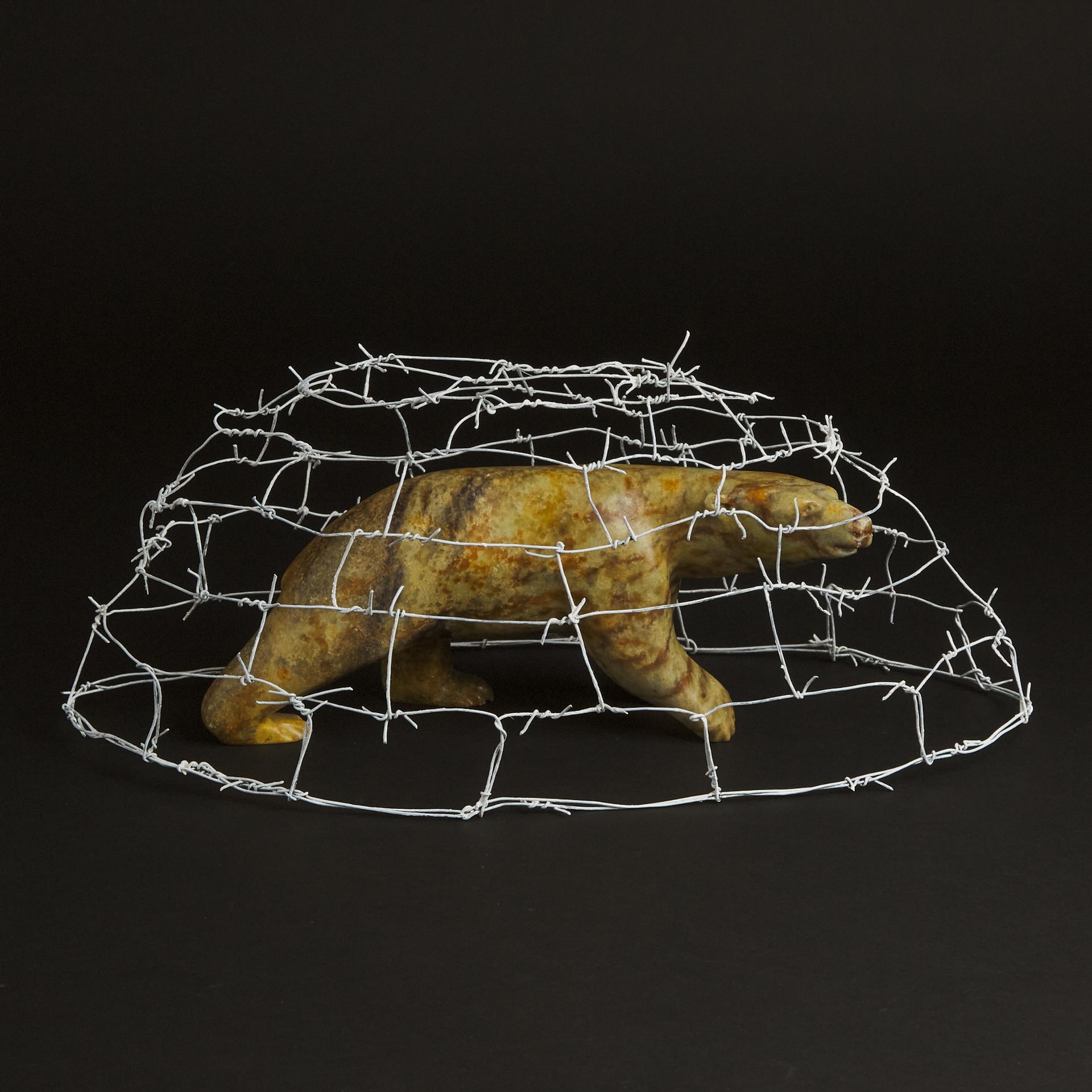 Bill Nasogaluak (1953) - Bear Tangled In Barbed Wire