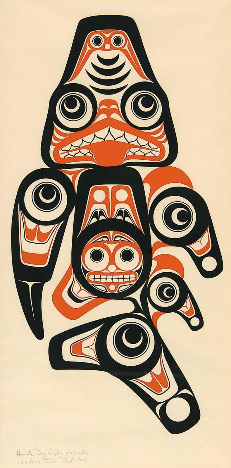 Bill (William) Ronald Reid (1920-1998) - Haida Dog Fish - Xaxada  #367/450
