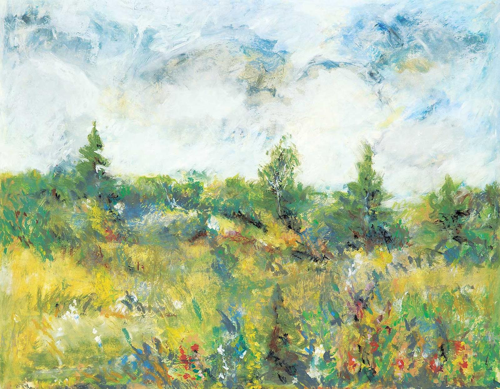 Hendrik Bres (1932-2018) - Bush and Sky Study