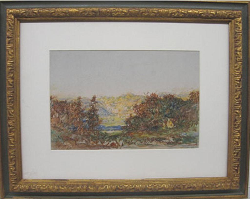 Otto Rheinhold Jacobi (1812-1901) - Landscape With Cottage