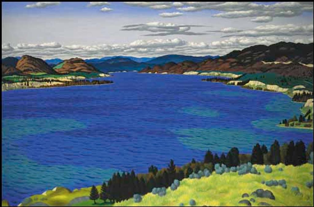 Edward John (E. J.) Hughes (1913-2007) - Okanagan Lake