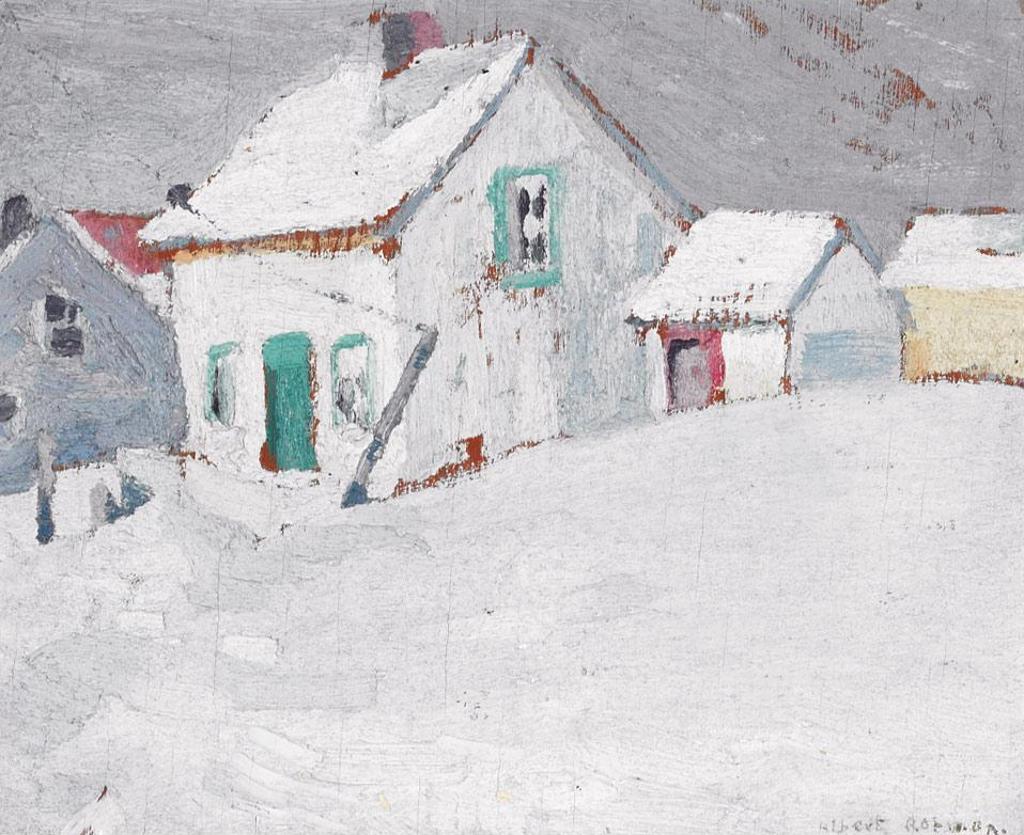 Albert Henry Robinson (1881-1956) - Spring Snow, Cacouna