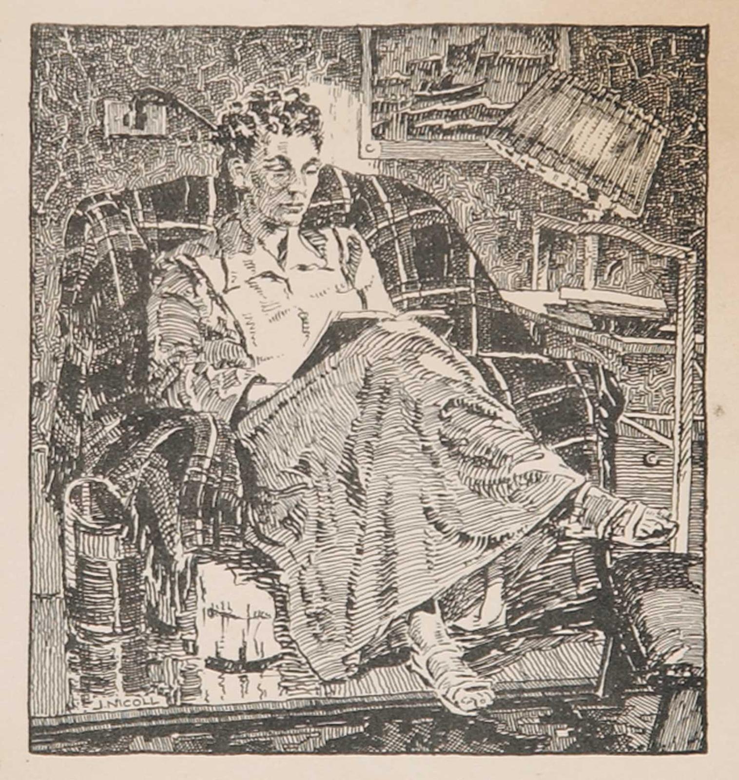 James (Jim) McLaren Nicoll (1892-1986) - Untitled - Marion Reading
