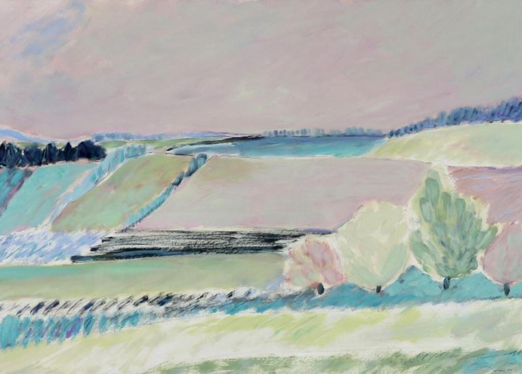 Lynn Malin (1943) - Alberta Landscape; 1988