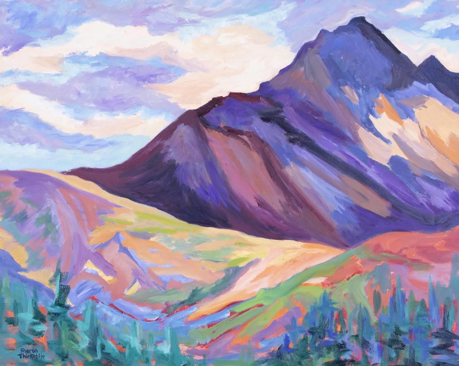 Sharon Thirkettle (1950) - MT. WILCOX; 1999