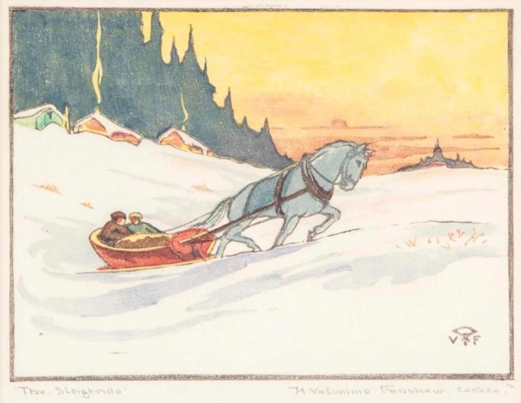 Hubert Valentine Fanshaw (1878-1940) - The Sleighride