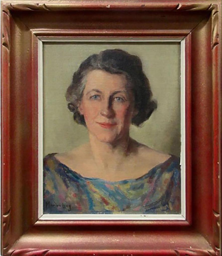 Marion Long (1882-1970) - Portrait Of A Woman