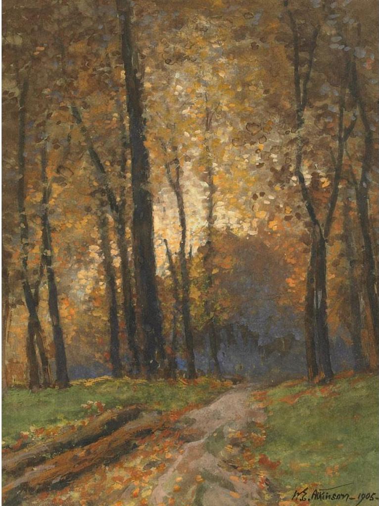 William Edwin Atkinson (1862-1926) - Forest Path