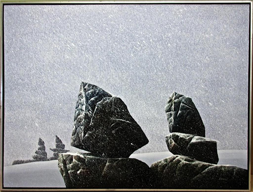 Kenneth (Ken) Michael Kirkby (1940-2023) - Untitled (Northern Landscape - Blizzard)