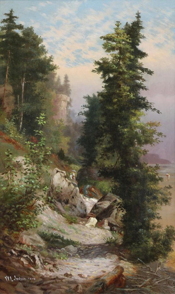 William Lee Judson (1842-1928) - A Hillside Picnic; 1894
