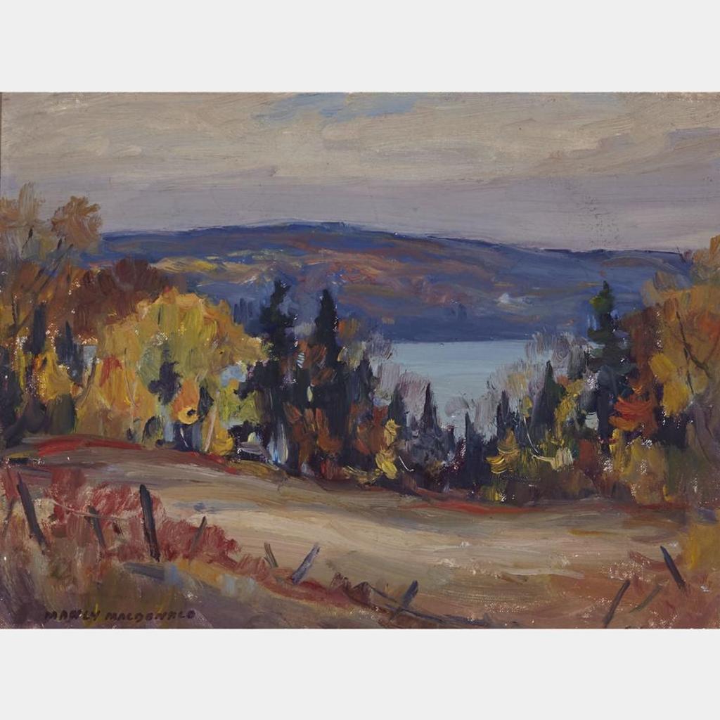 Manly Edward MacDonald (1889-1971) - Untitled - A Glimpse Of A Lake