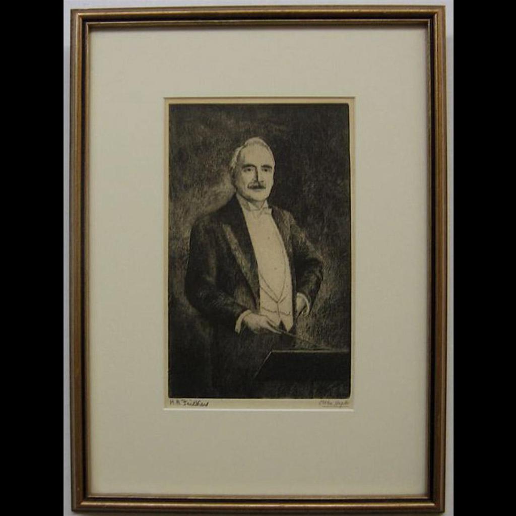 Owen B. Staples (1866-1949) - Portrait Of Dr. Herbert Austin Fricker (1868-1943 - Conductor Of The Toronto Mendelssohn Choir - 1918-1942)