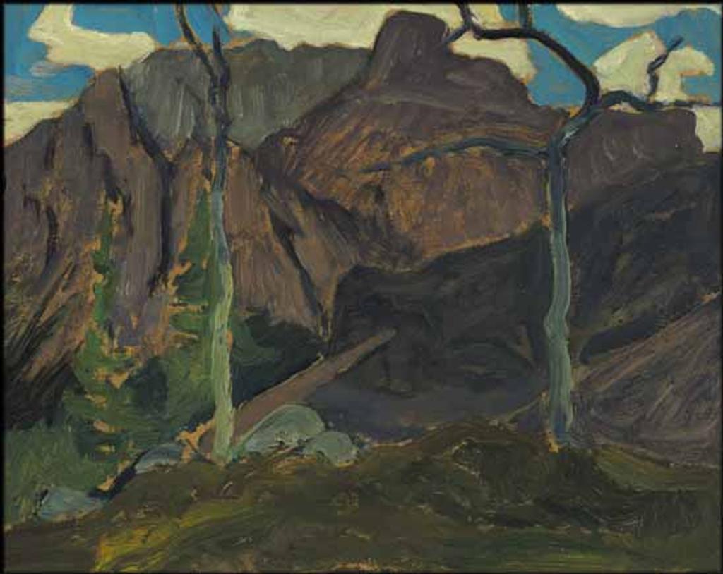 James Edward Hervey (J.E.H.) MacDonald (1873-1932) - Part of Cathedral Mountain