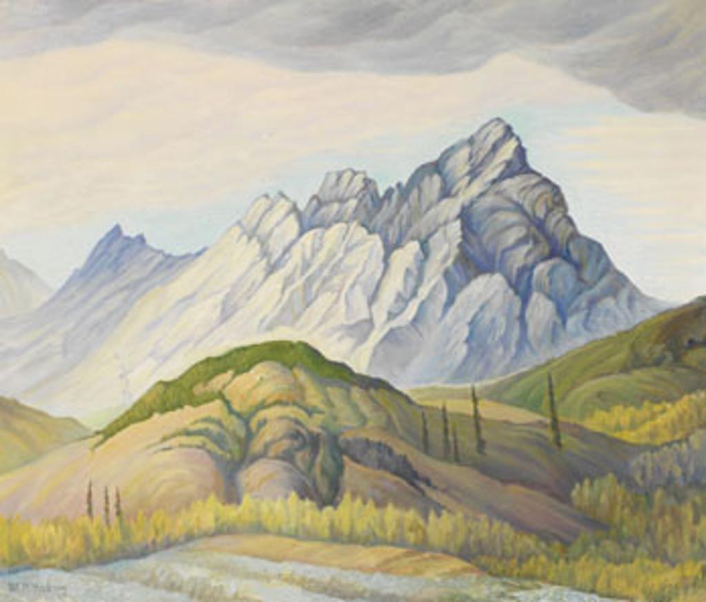 William Percival (W.P.) Weston (1879-1967) - Goat Haven Mt., Canadian Rockies