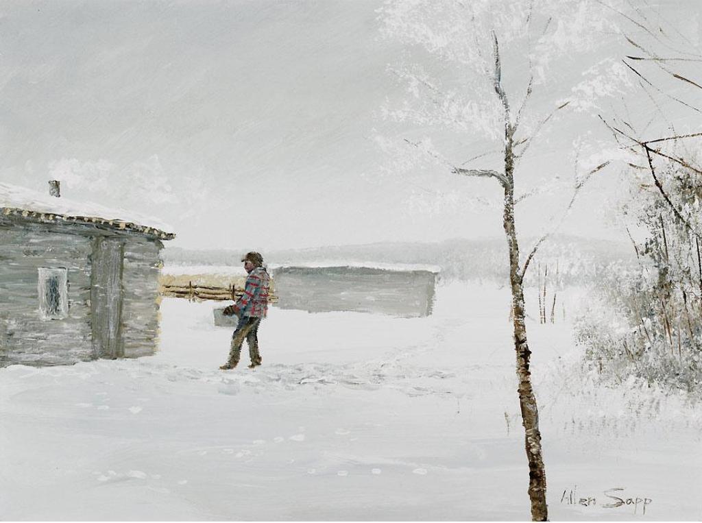 Allen Fredrick Sapp (1929-2015) - He’S Taking Snow Into The House, 1971